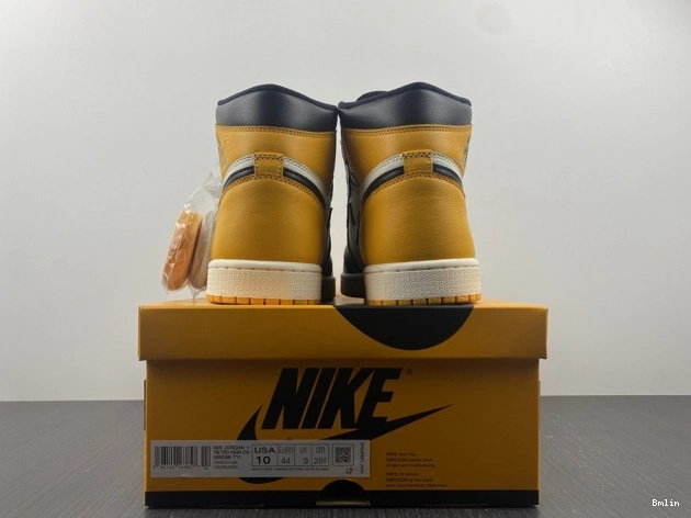 Bmlin 1 555088-711 Jordan High Yellow Air Toe OG 0821
